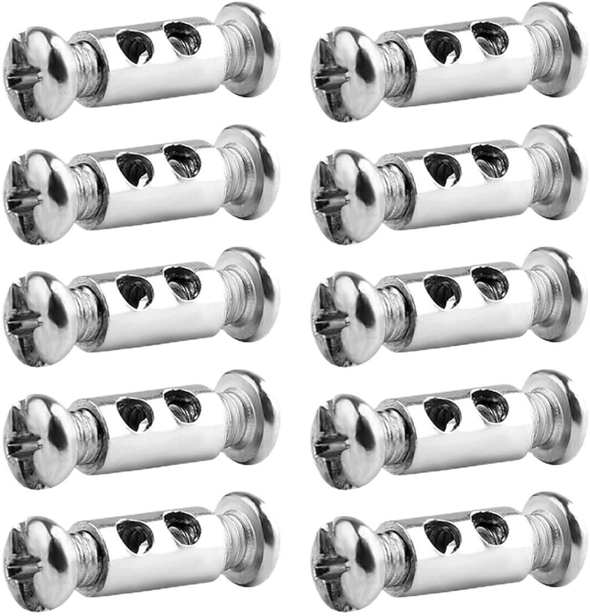 Dailygoods- Kabelklemmen 10 Stuks - Zelfklevend - Geschikt voor Draadkabels 1-2 mm - Robuust Staal - Roestbestendig - Eenvoudige Installatie - Kabelbeugels