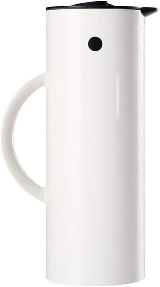 Koffiepot - Isolatiekan Ketel - Dranken Warm Houden - Vacuüm Isolatie - 1 Liter - Wit