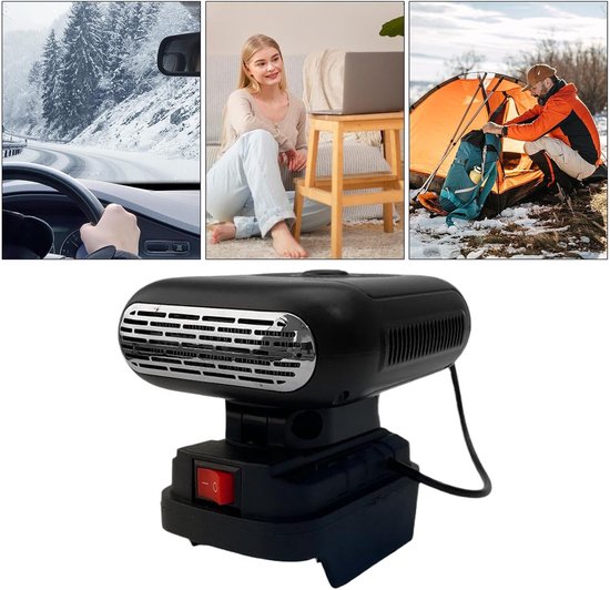 Ruimteverwarmer op batterijen - Draagbare kachel - Snelle verwarming - Stille werking - 13 x 11 cm - Wit — afbeelding 5