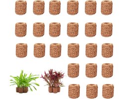 Waterplanten Ringen voor Aquariums, Keramische Filter Ringen, Ideaal voor Aquatische Planten en een Gezonde Leefomgeving voor Vissen, Verpakking van 35 Stuks