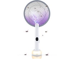 NIVADA WD9013 Elektrische Vliegenmepper met Muggenlamp en Display