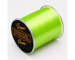 IPEXNL Super Power Nylon Vislijn 500m – Geel – 0.50mm – Trekkracht 18.4kg – Sterke Visdraad voor Zoet- en Zoutwater