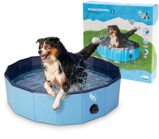 CoolPets Splash Hondenzwembad L -120 x 30 cm - Hondenbad - Zwembad voor honden - Hondenzwembad opvouwbaar - Anti slip - Lange levensduur