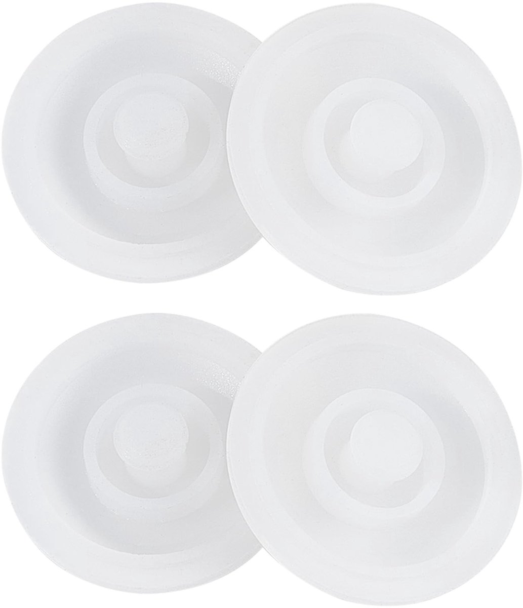 Dailygoods- Waterflesstopper 4 Stuks - Siliconen - Lekvrij - Afdichtstopper - Vervangingsdop - 2,8 x 0,5 cm - Flessenstopper