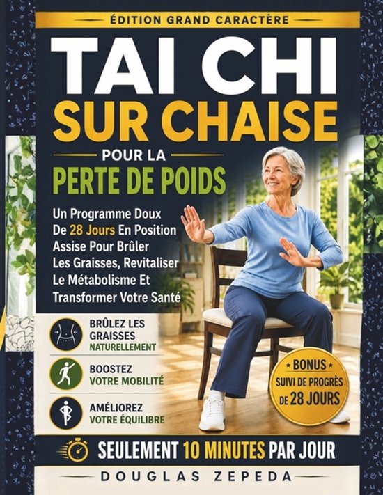 Tai Chi Sur Chaise Pour La Perte De Poids - cover