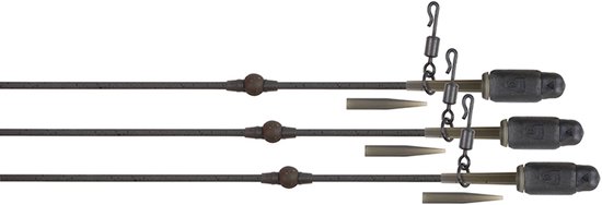 Fox Edges Tuff Tungsten Tubing Heli-Clips Rigs 50cm van Fox — afbeelding 3