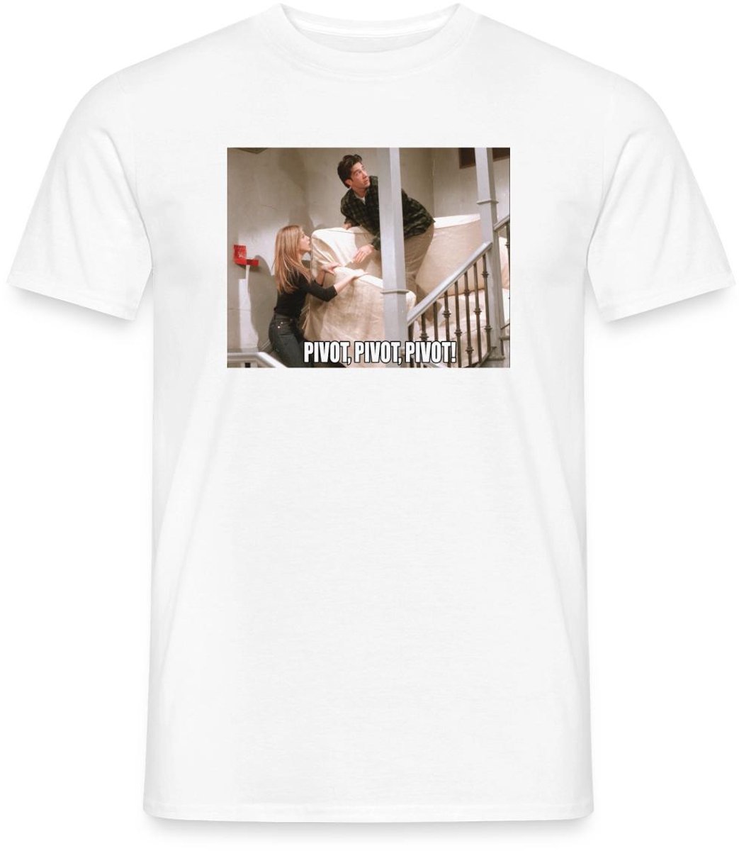 Friends Piivot Meme T-Shirt Heren