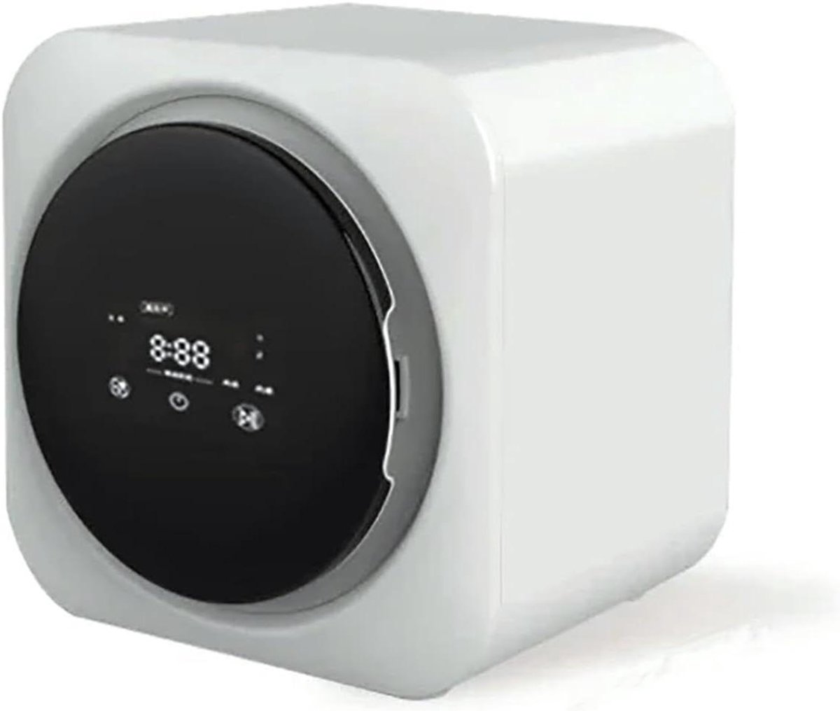 Mini Wasmachine Droger Compacte Waskoker Kleine Wasjes Geïntegreerd Wassen Drogen 3.5L Wit