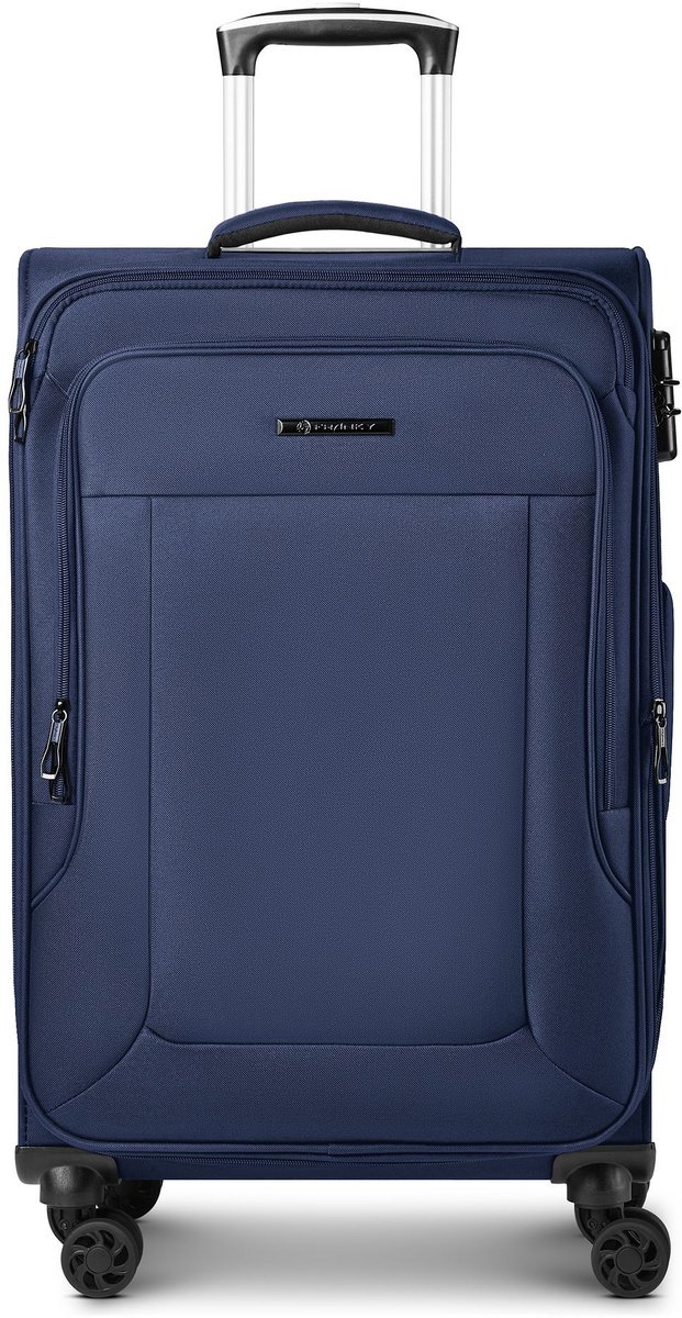 Franky Melbourne 3.0 4-wiel trolley 69 cm met uitbreidingsplooi - Zachte bagage - Combinatieslot - dark blue