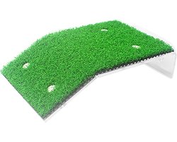 Reptielen Rustterras - Schildpadden Platform - Huisdieren Verrijking - Eenvoudig te Installeren - 25 x 18 x 4 cm - Transparant