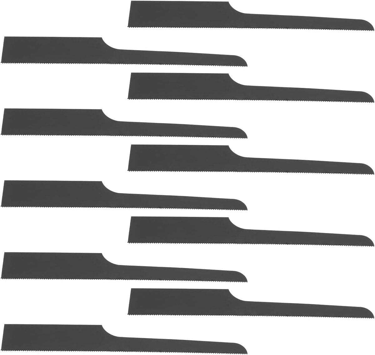SnelShoppen - 10Pcs 32T Luchtzaag Blades, Vervangende Bimetalen Zaagbladen voor Luchtzaag, Hoogwaardige Carbon Staal, 94x12x0.6mm, Duurzaam Snijgereed