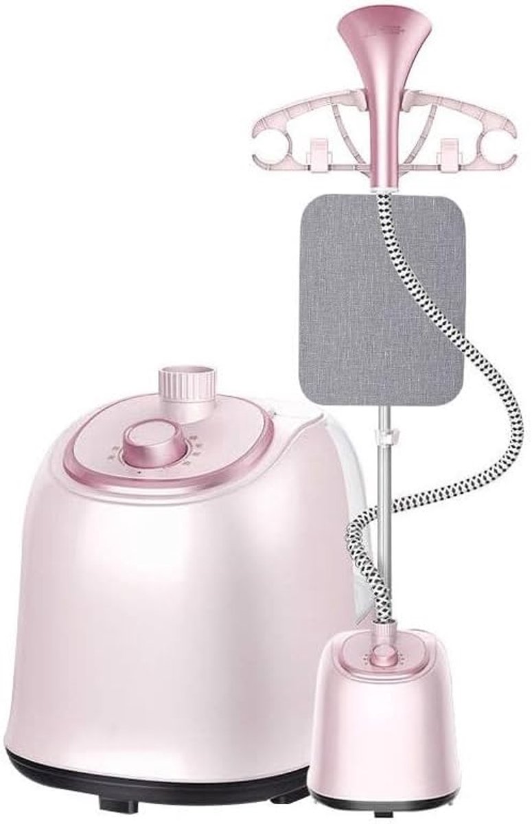 SnelShoppen - Verticale Stoomstrijker met Strijkplank, 1.6 Liter Capaciteit, 1800W, Ideaal voor Thuis, Winkelcentra, Kleding Verzorging