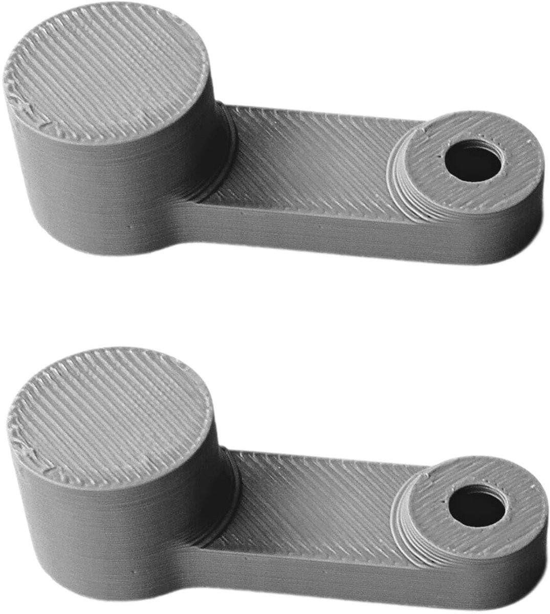 SnelShoppen - Twowinds Air Shift Lever Control - Airflow Regelaar voor Ford Fiesta IV & VI Van - 2 Stuks - Verwarmingsregeling - Compatibel met 182718