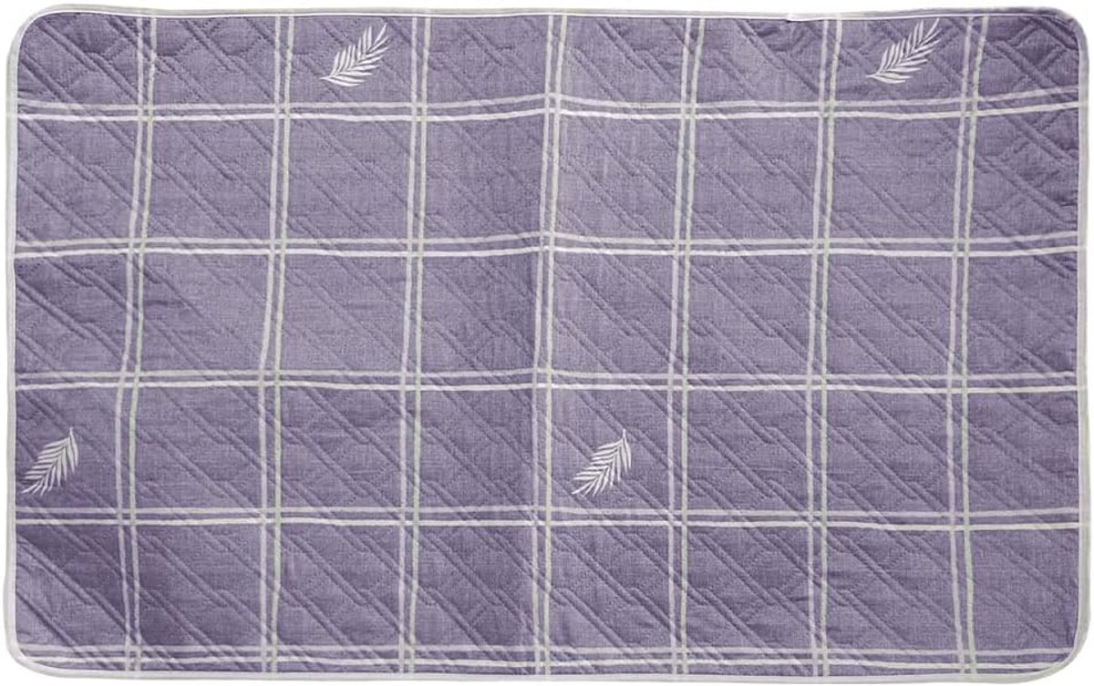SnelShoppen - Wasbare Bedbeschermers voor Volwassenen - Incontinentie Bedlaken - 120x80 cm - Blauw - Ademend, Waterdicht, Antislip - Postnatale Zorg,
