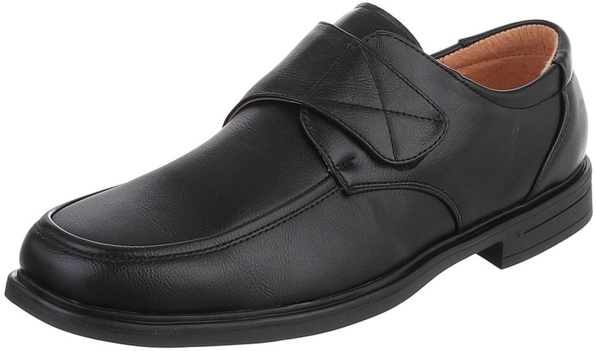 Heren instappers met klittenbandsluiting en comfort Mt:46