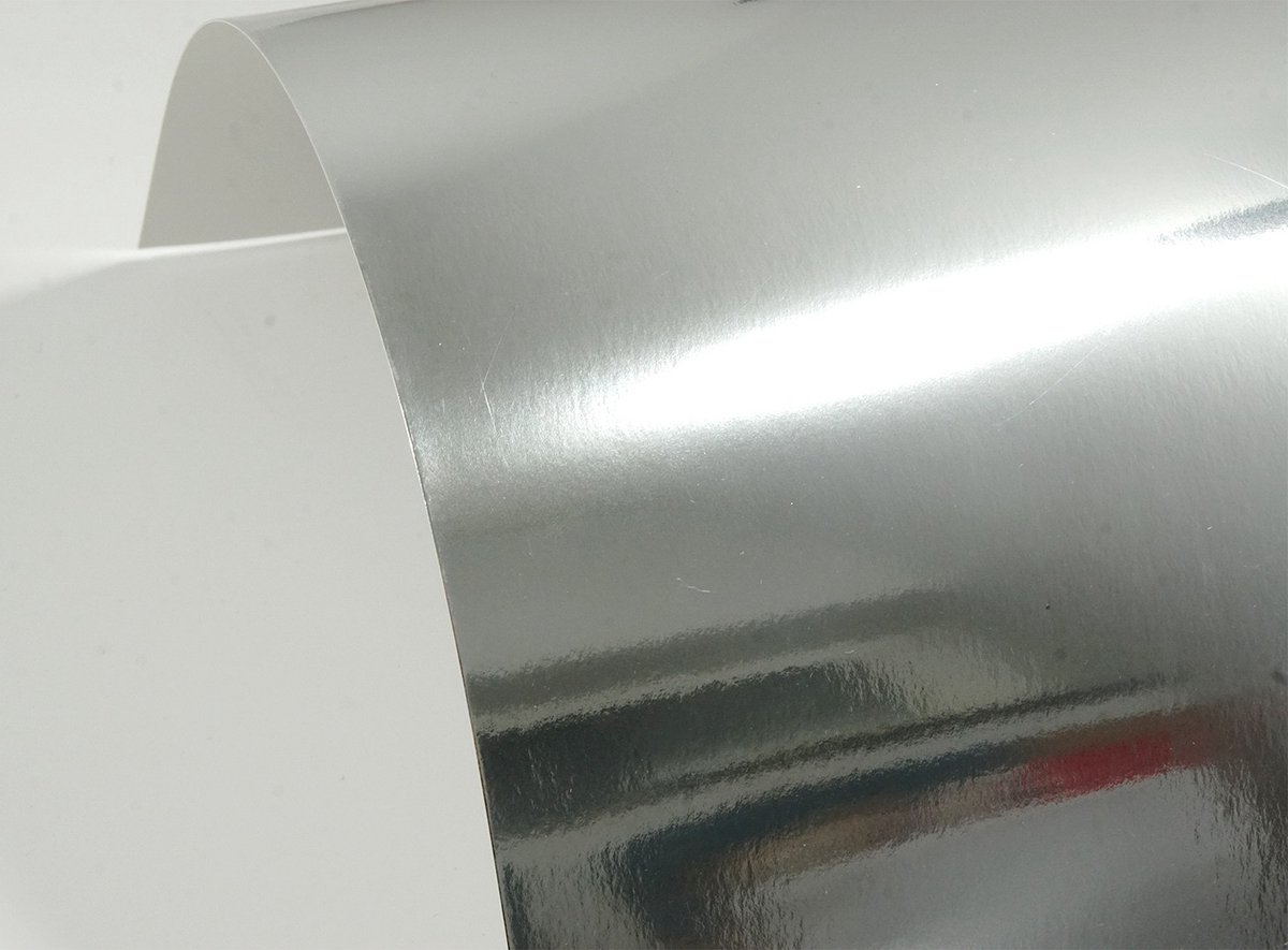 Netuno - zilver papier karton - A3 - 29,7 x 42 cm - 10 vellen - 300 gram - Mirror Silver