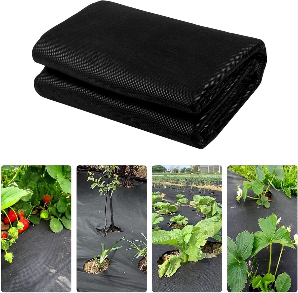 Weeddoek voor Tuin - Onkruidbestrijding Doek van 1 x 10 Meter - Ademend en Duurzaam Tuinmateriaal