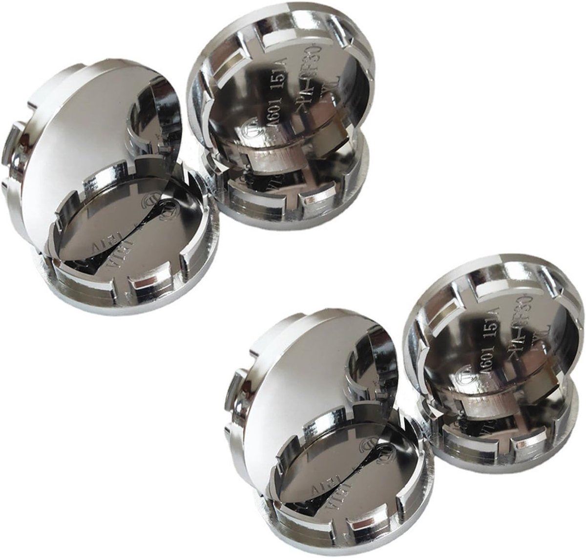 SnelShoppen - 8 x 56 mm ABS Plastic Hub Caps - Duurzame Autowieldeksels voor Voor- en Achterwielen - Hoge Kwaliteit - Perfecte Pasvorm - Zwart