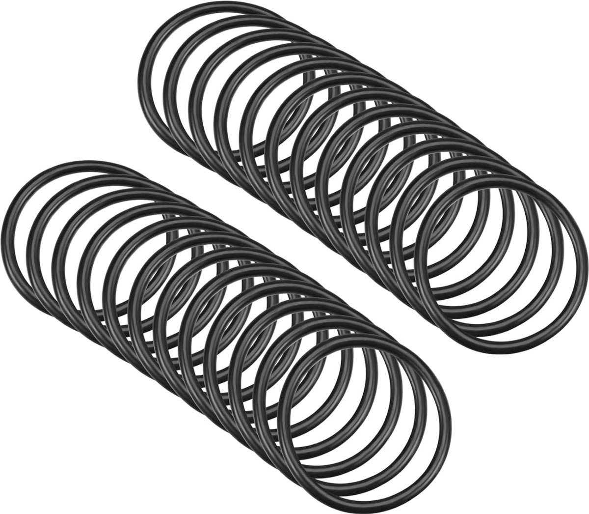 SnelShoppen - 25pcs Nitrile Rubber O-Rings 30mm x 25mm x 2.5mm - Ronde Sealing Ringen voor Lekkage Reparatie - Perfect voor Water, Olielekkages, en Hy