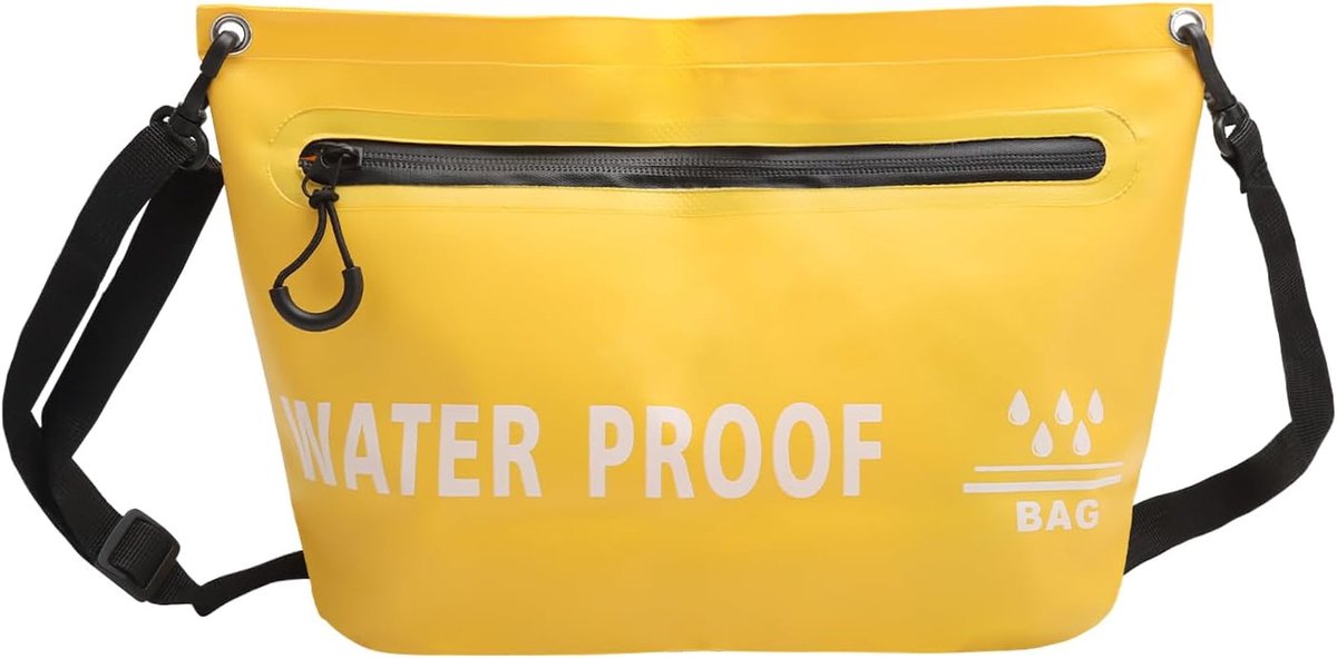 SnelShoppen - Waterproof Bag 4L, Lichtgewicht Waterdichte Tas, Ideaal voor Outdoor, Camping, Hiken, Strand, Kajakken, Zwemmen, Betrouwbare Waterbesche