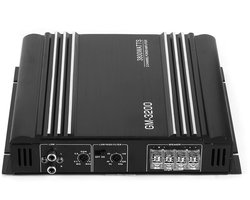 SnelShoppen - Car Amplifier Stereo 12V, 3800W 2 Kanaals Audio Power Amplifier, Zwarte Aluminium Legering, Hifi Auto Versterker voor Feest en Reizen