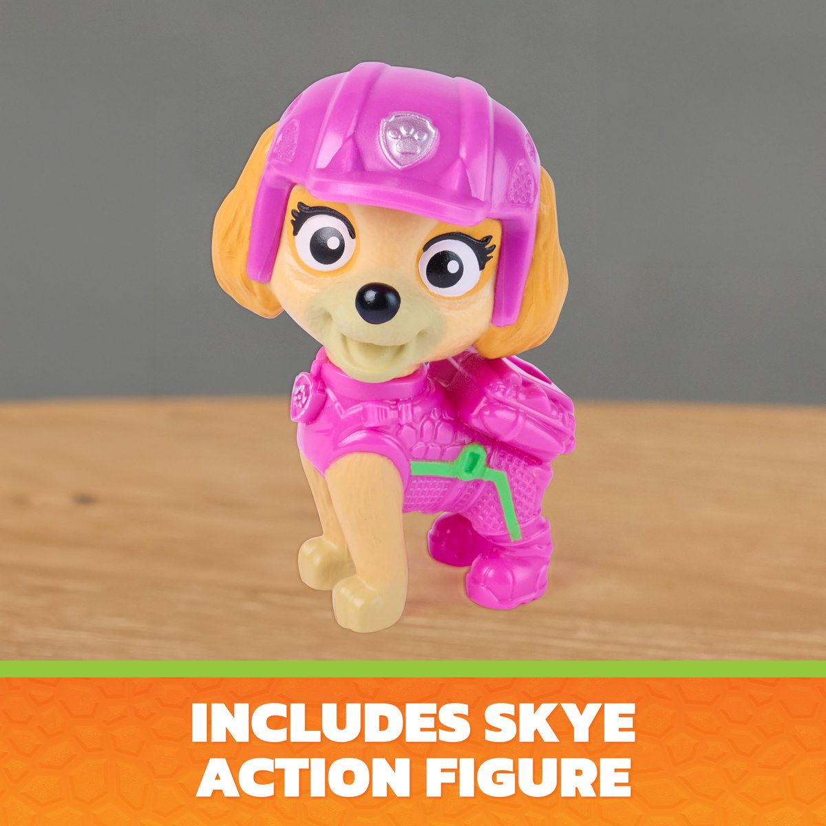 PAW Patrol - De Dino Film - Skye Roaring Pup Pals, bevat beweegbare speelgoeddinosaurus Spinosaurus van 12,7 cm met geactiveerde geluiden en Skye-actiefiguur — cadeau in Spellen & Speelgoed - foto 6