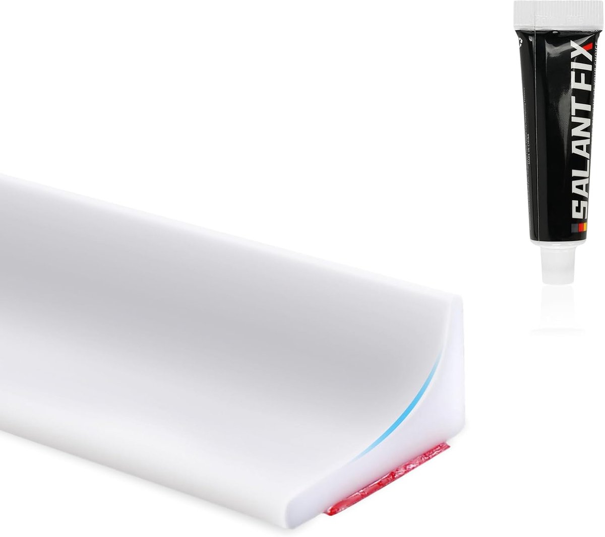 SnelShoppen - Zelfklevende Douche Strip - Waterdichte Waterstop voor Douche - 1m x 20mm x 12mm - Eenvoudige Installatie - Ideaal voor Badkamer
