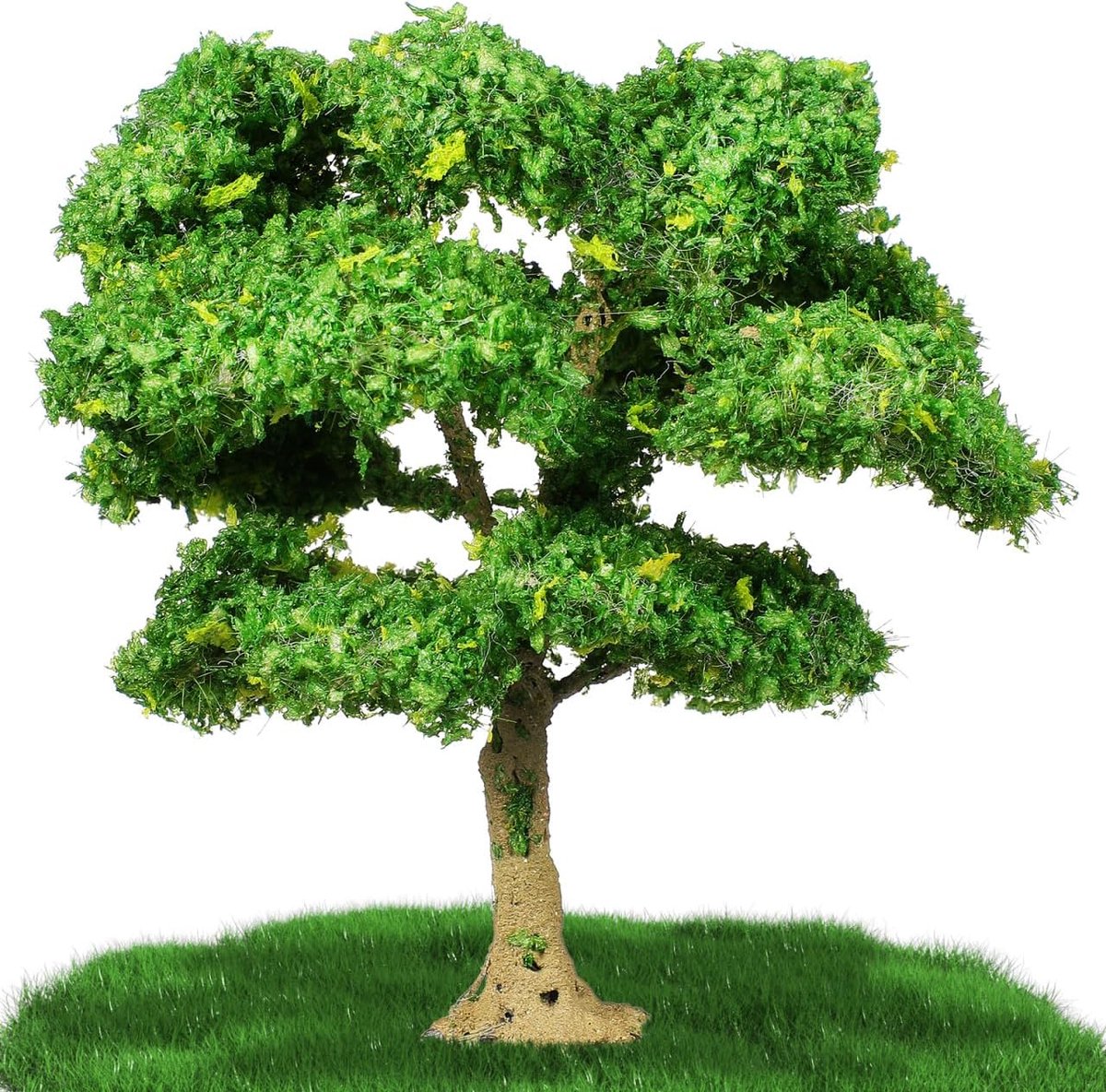 SnelShoppen - Miniatuur Bomen Set voor Modelbouw en Diorama - Realistische Kunststof Bomen voor Landschapsarchitectuur en Modelspoor - 20 Stuks Groen