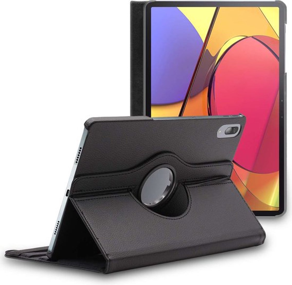 ebestStar - Hoes geschikt voor Lenovo Tab P11 Pro, Roterende Etui, Case, 360° Draaibaar hoesje, Zwart