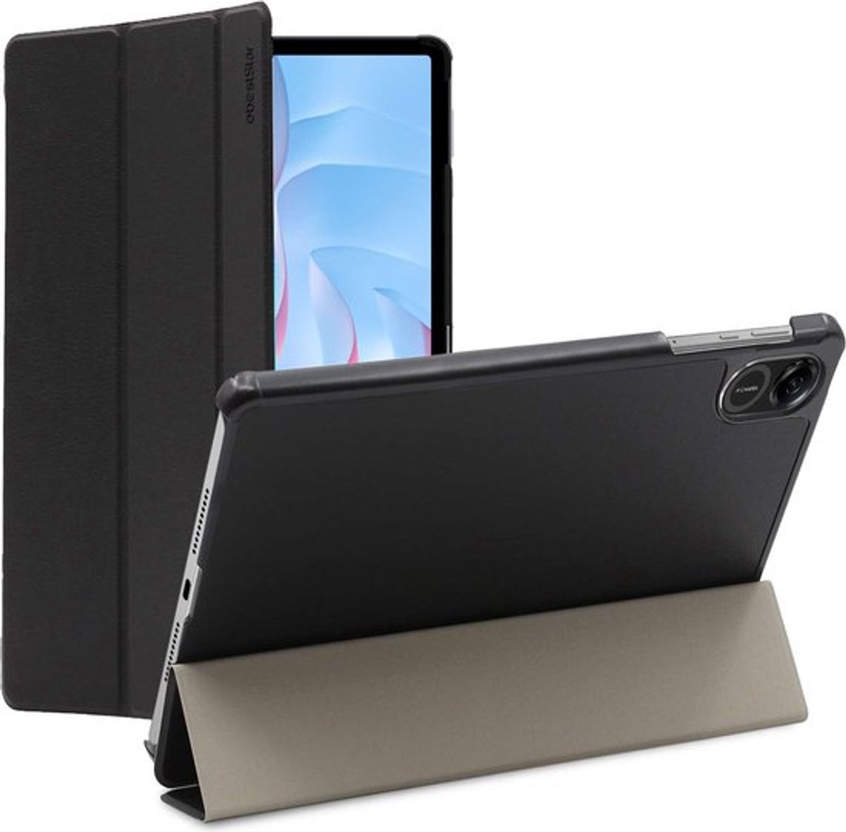 ebestStar - Hoes geschikt voor Honor Pad X9, Slanke Design PU Lederen Etui, Automatische Slaap/Wake, SmartCase hoesje, Zwart