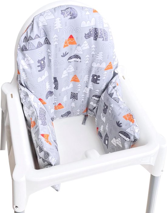 SnelShoppen - Zacht Inflatable Kussen Hoes voor IKEA Antilop Kinderstoel (Roze) - Stevige Ondersteuning - Geschikt voor Kinderen - Eenvoudig in Gebrui van Snelshoppen — afbeelding 3