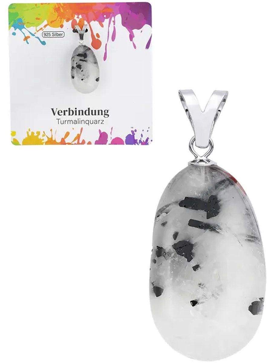 Hanger Toermalijnkwarts groot