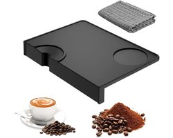 Siliconen koffietampermat met randbescherming en antislip, ideaal voor barista-accessoires en espresso-tamper gebruik in de keuken