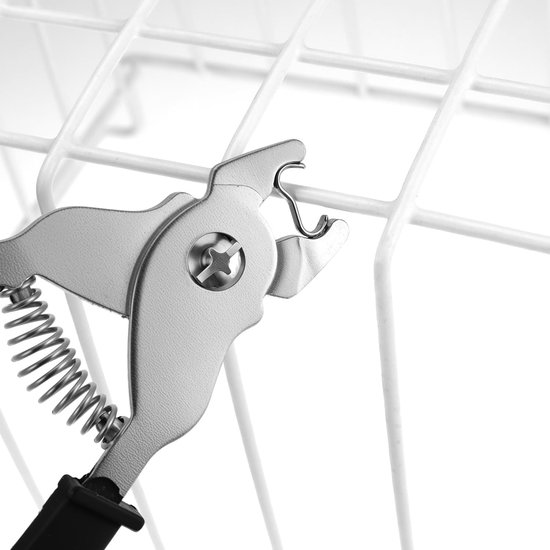 SnelShoppen - Worst Klem Pliers met 1200 Clips, Draad Gaas Pliers van Roestvrij Staal, Perfect voor Hekken, Dierkooien, Ergonomisch Ontwerp van Snelshoppen — afbeelding 2