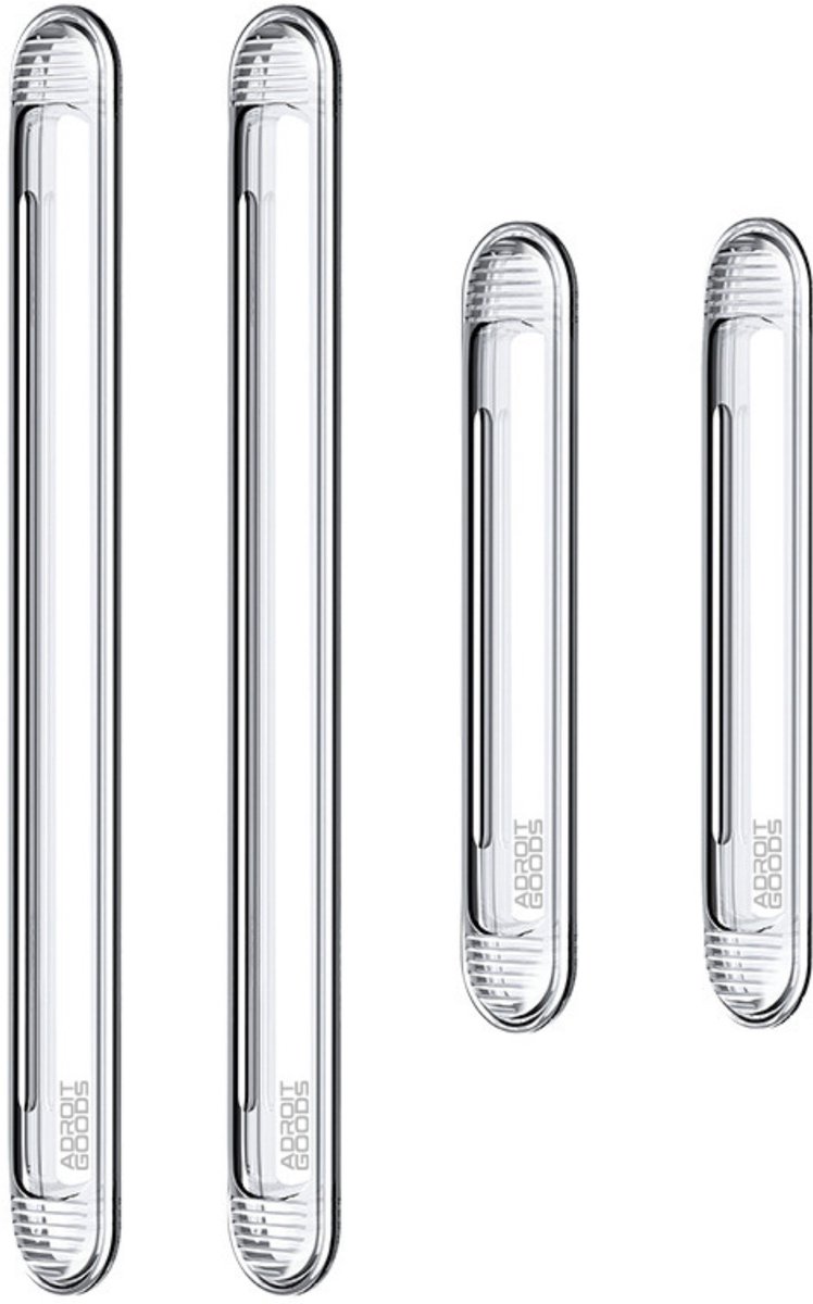 AdroitGoods Deurstopper Transparant Set 4 Anti Bots Strip Deurbeschermer Geluidsdemper Zelfklevend Meubelbeschermer Muur Bescherming