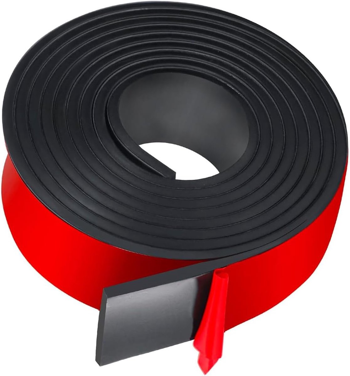 SnelShoppen - Zelfklevende Rubber Strips - Geluiddempende Buffers - EPDM Rubber - 40 mm x 2 mm x 3 m - Ideaal voor Ramen en Deuren