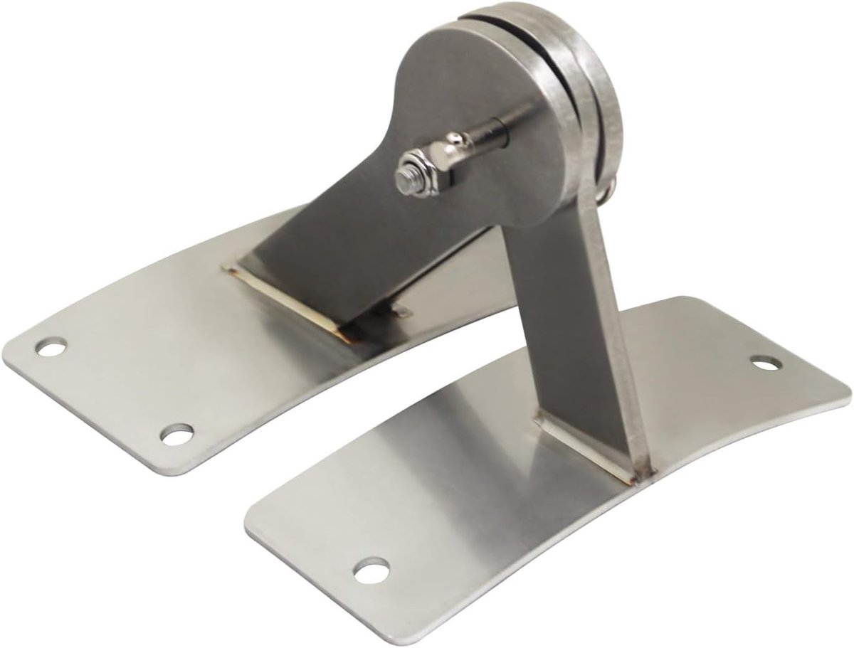 SnelShoppen - BBQ Hengen voor Grill Lid - RVS Vouwbare Hengen voor Kettle en Smoker - Duurzaam 304 RVS - Universele Pasvorm voor Barbecue en Buitengeb