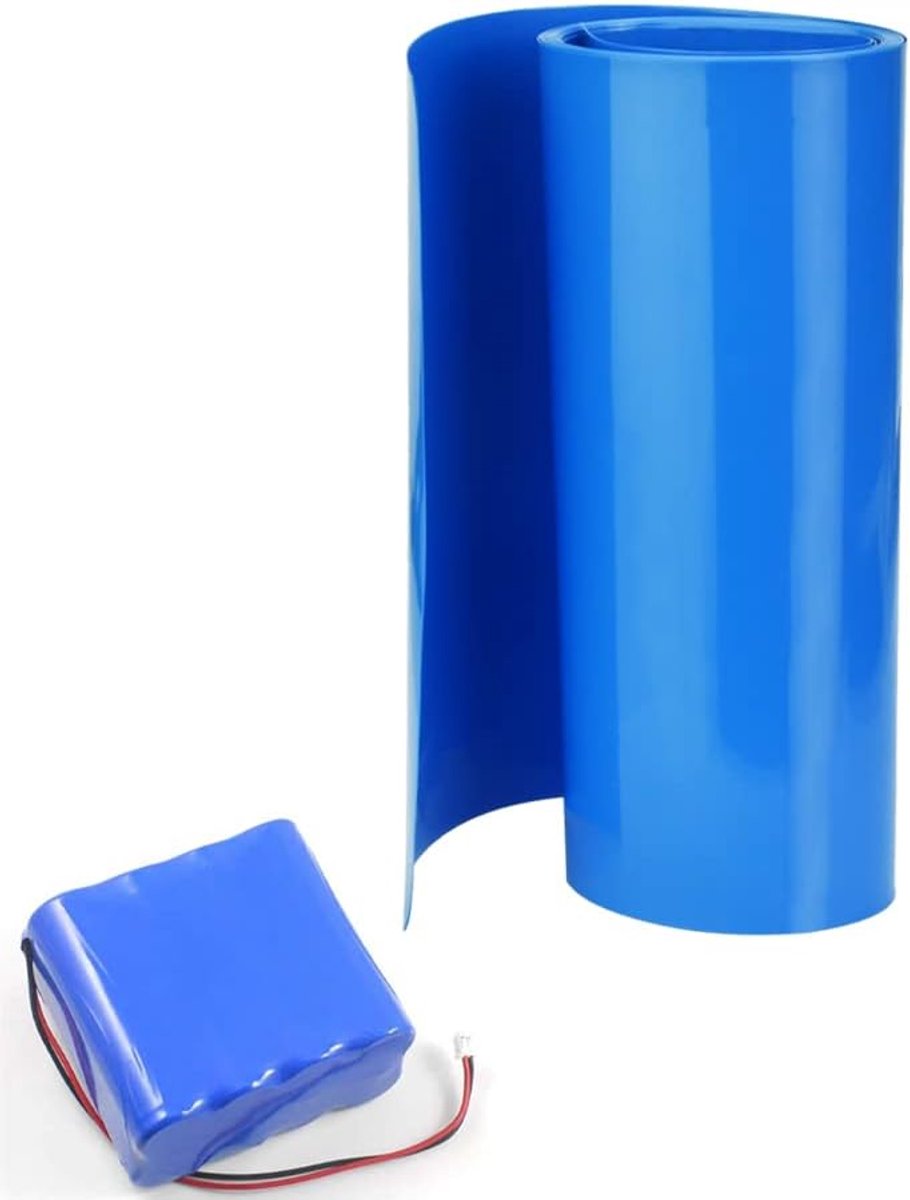 Thijox - PVC-accu krimpkous 3,0 m - Warmterekrimpbaar Batterijbescherming - Krimpkous voor Accu's - 180 mm - Ideaal voor Elektronica, Hobby, en Klusse