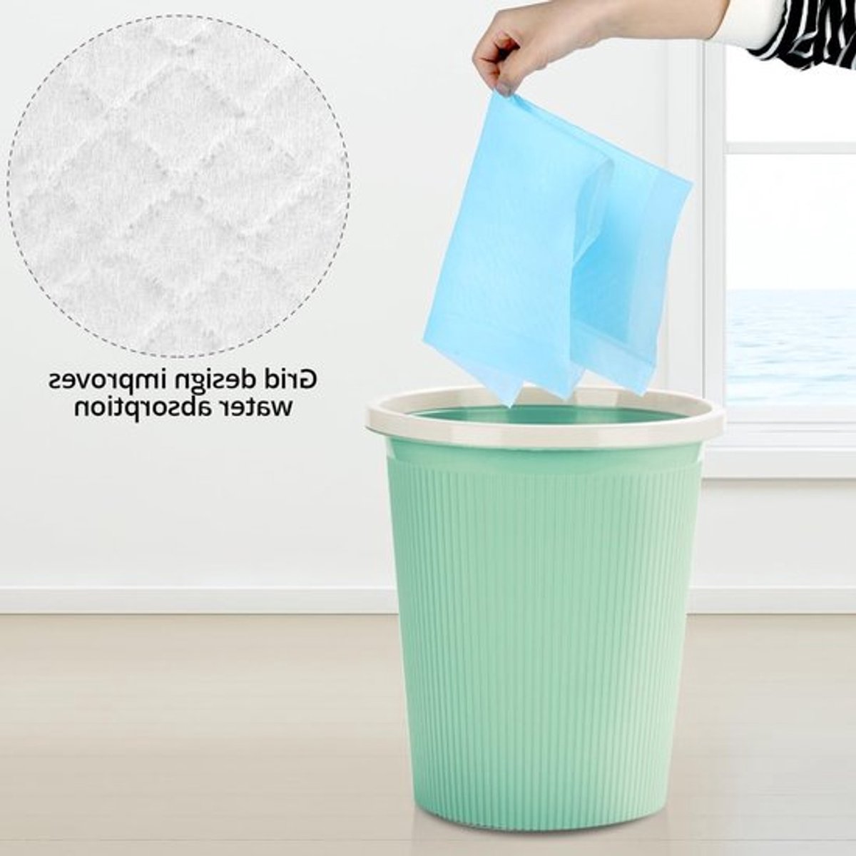 100 Stuks Puppy Training Pads, 45x33cm Absorberende Matten voor Puppy’s en Kleine Huisdieren, Ideaal voor Zindelijkheidstraining en Ondersteuning
