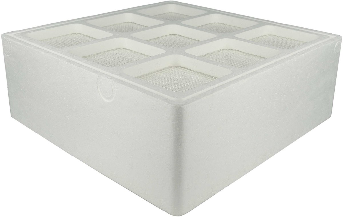 vhbw 3-delige filterset ter vervanging van de IQAir Premax F8 S, V5-Cell luchtreiniger - HEPA-filter, voorfilter, gas- en geurfilter