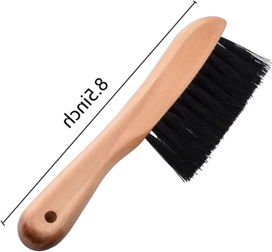 Billiard Borstel Set voor Pooltafel - Houten Schoonmaakaccessoires voor Biljart en Rail Reiniging — afbeelding 2