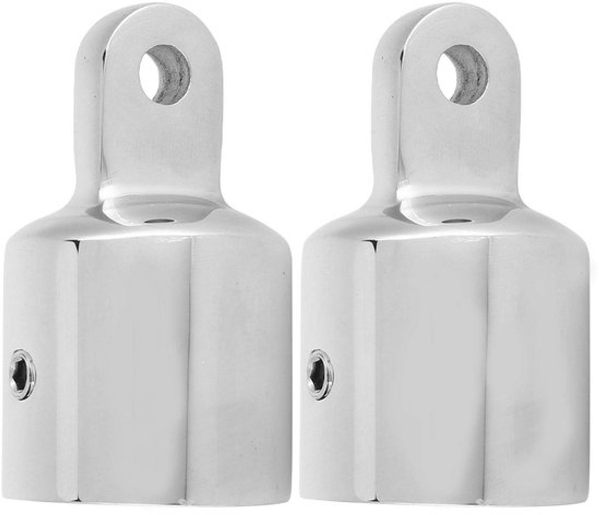 Oog-eindkap Premium Kwaliteit - RVS Fitting - Corrosiebestendig - Voor Bimini Top - Geschikt voor 22mm/25mm - Duurzaam Gebruik