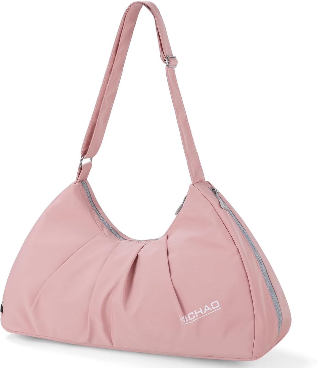 SnelShoppen - Sporttas voor dames, kleine gymtas met schoenenvak en nat vak, multifunctionele rugzak voor outdoor, duffeltas, reistas, trainingstas vo