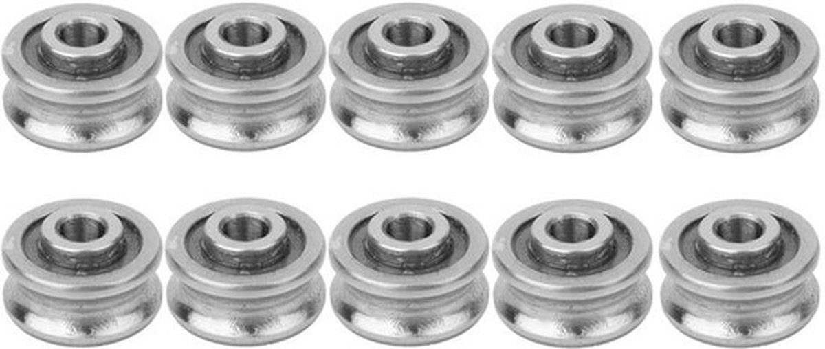 Groove Lager - Borduurmachines - 10 Stuks - 5x17x8mm - Hoogwaardige kwaliteit - Perfect voor precisiewerk - Geschikt voor diverse toepass...