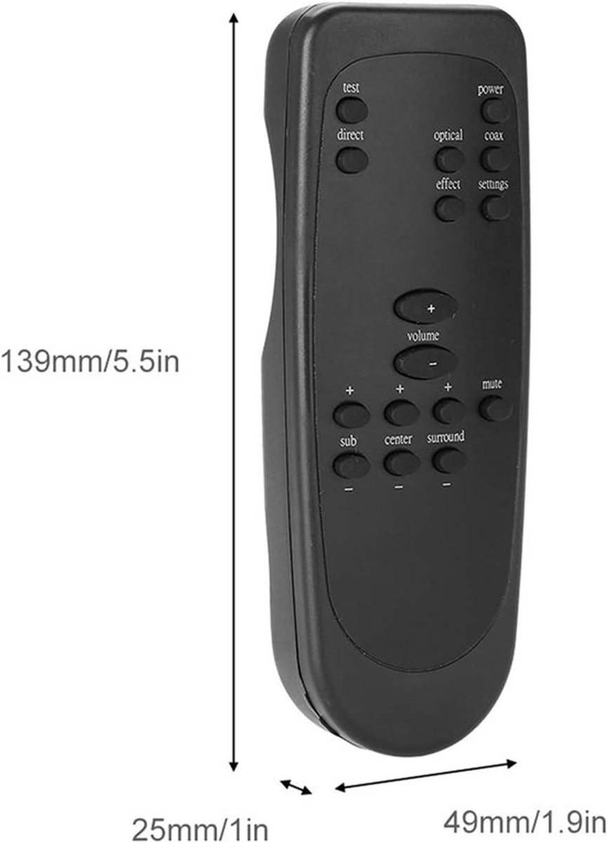 Vervangende Afstandsbediening voor Computerluidsprekers, Duurzaam en Compatibel, Z-5500, Z-680, Z-5400.