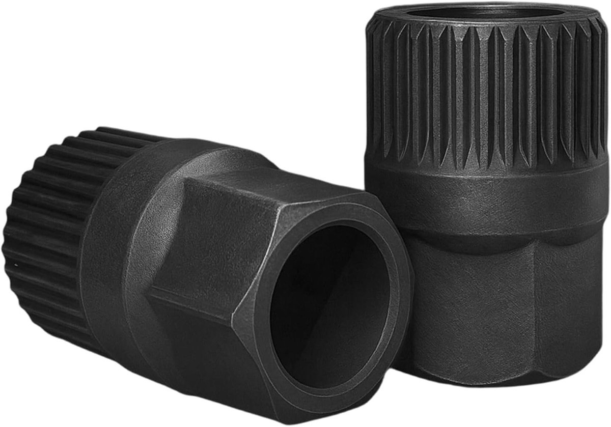 Professionele generator pulley demontage toolset, 2-delig voor alternator en vrijloop | Ideaal voor het verwijderen van poelies en koppelingen in voertuigen