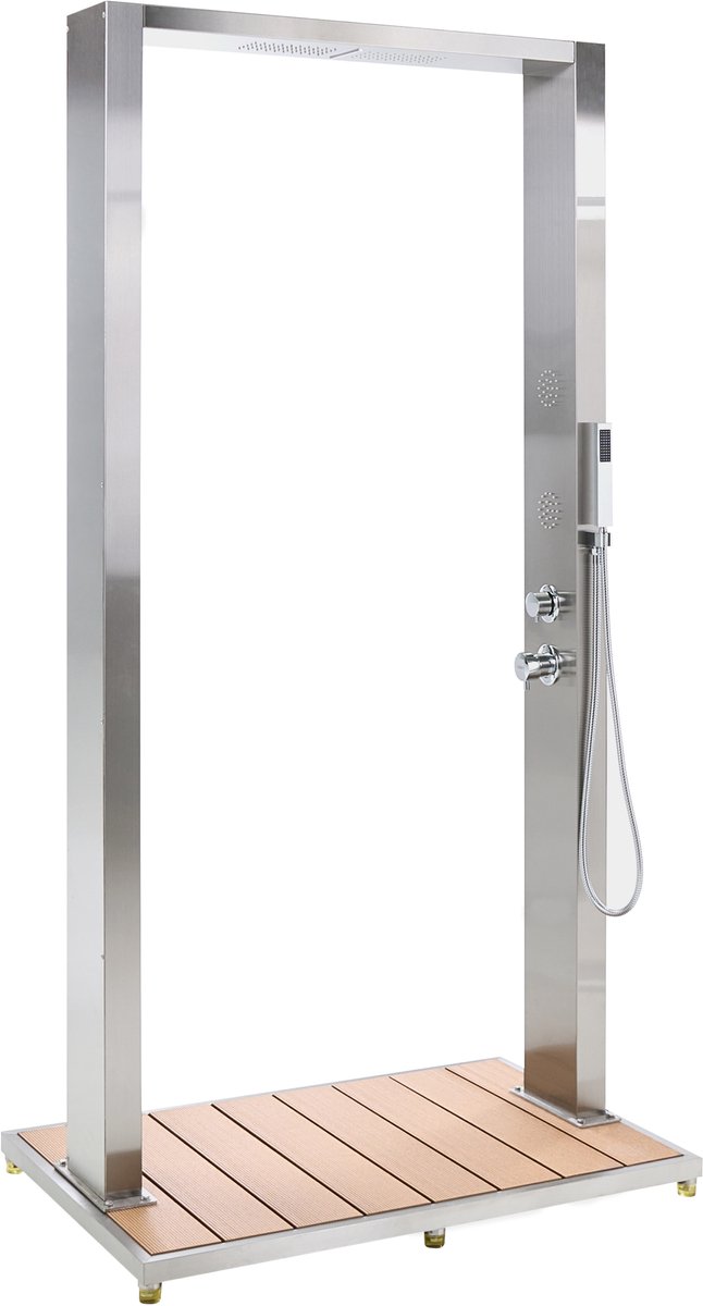 SURAMA - Buitendouche - Zilver/Lichtbruin - RVS