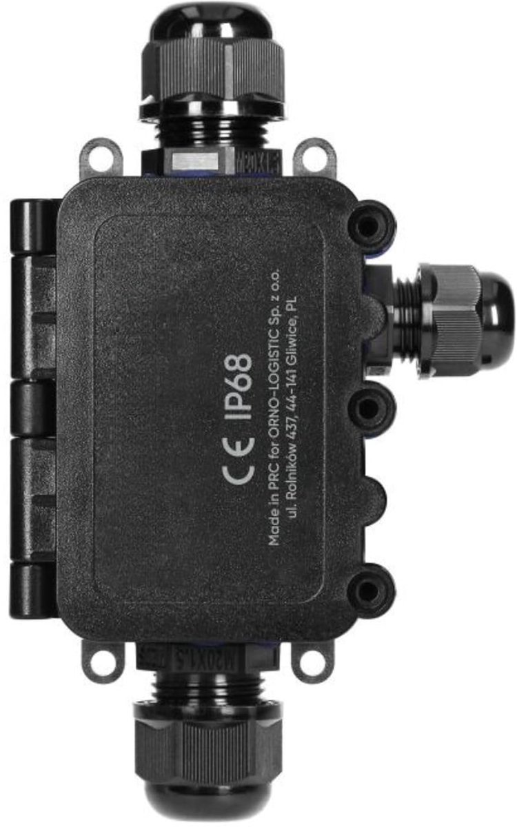 SnelShoppen - Waterproof Junction Box IP68 Kabel Connector voor Binnen en Buiten - 3-Weg Verbindingsdoos met 2xM20, 1xM16 - Voor Kabels 0.5-6.0mm² - G