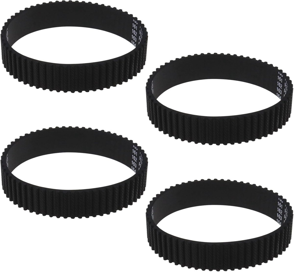 SnelShoppen - 4 Stuks Elektrische Planer Aandrijfriem X40515 voor KW715 KW713 BD713 - Duurzame Rubber Timing Vervangingsriemen 177mm