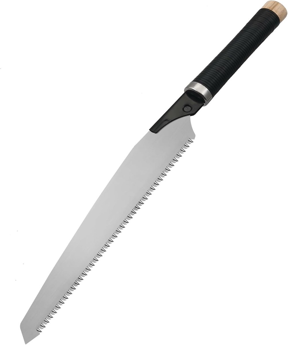 SnelShoppen - 10 Inch Japanse Trekzaag, 17 TPI Universele Handzaag, Smalle Zaag met Verwijderbaar Blad, Houten Handzaag voor Houtbewerking, Perfect vo